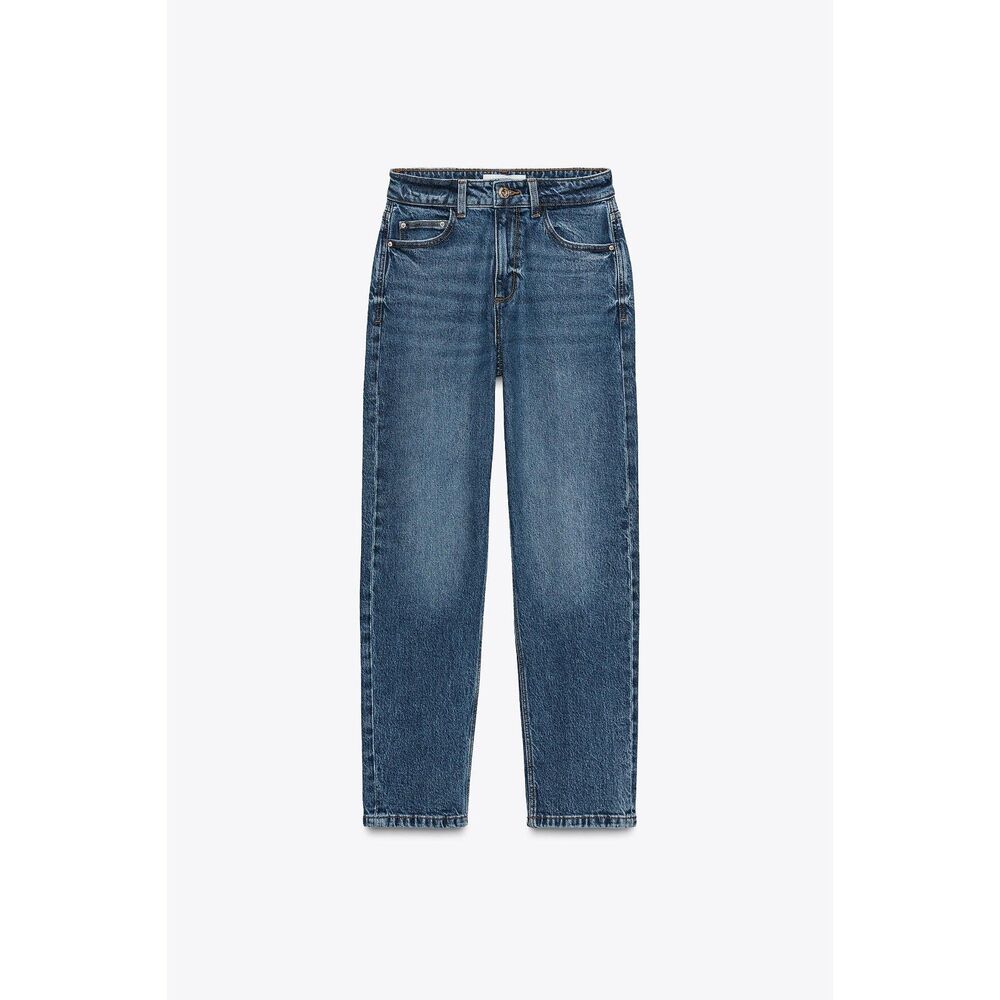 Zara Z.01 High Waist Comfort Mom Jeans Sz 4 Straight Leg
